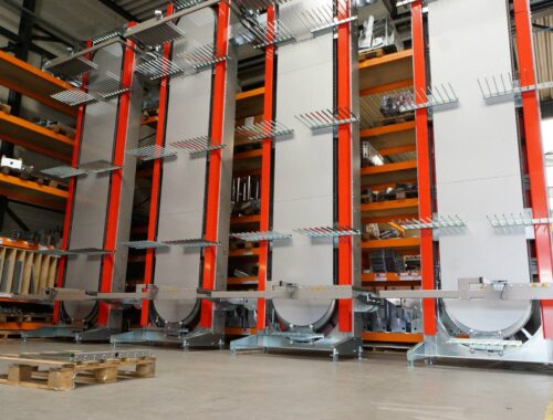 Verticale transportband lift