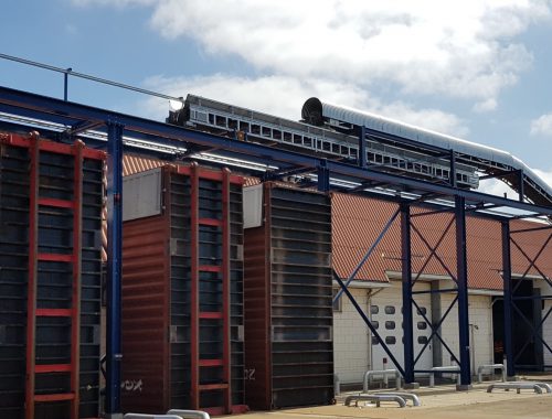 Container vulsysteem