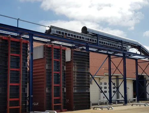 Container vulsysteem
