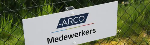 Medewerkers bordje ARCO