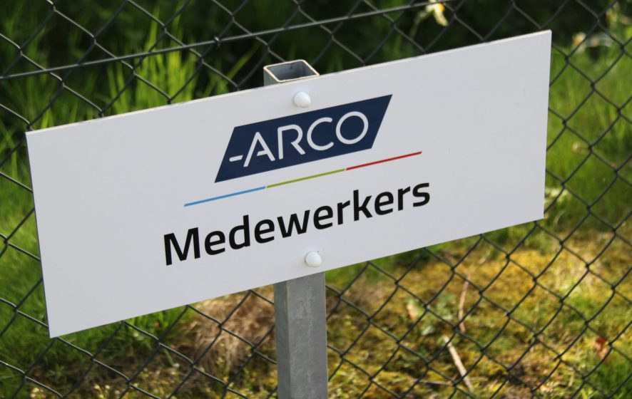 Medewerkers bordje ARCO