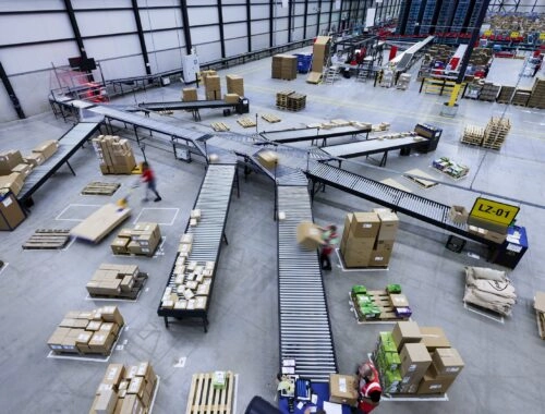 inbound en outbound transport conveyors