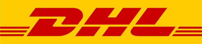 DHL logo.