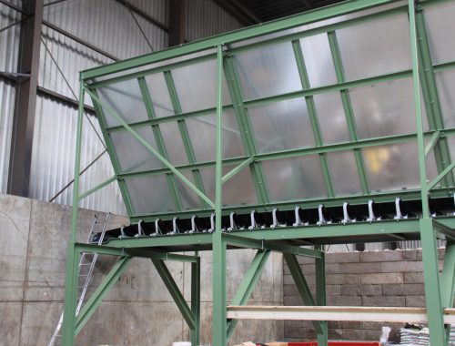 Silo bunker.