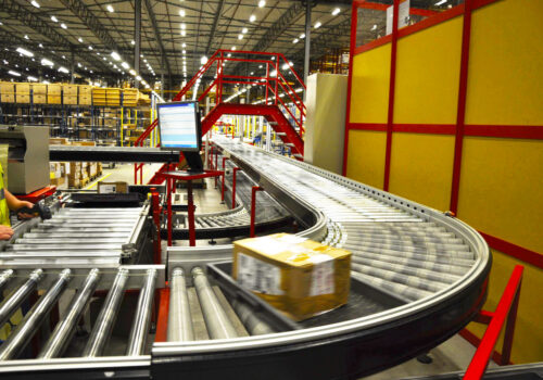 Rollenbaan DHL.