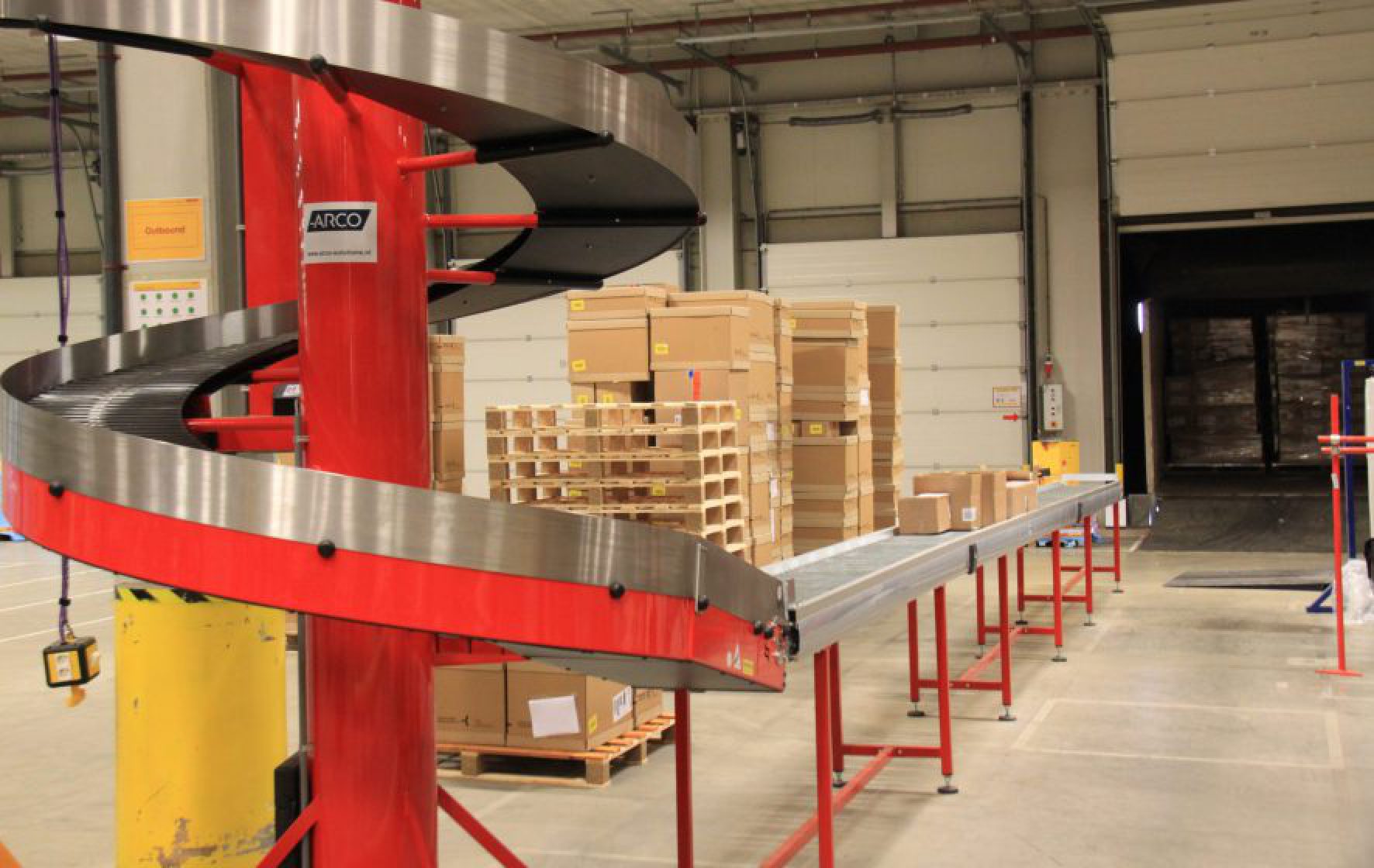 ARCO Machines Conveyor solutions Spiral conveyors